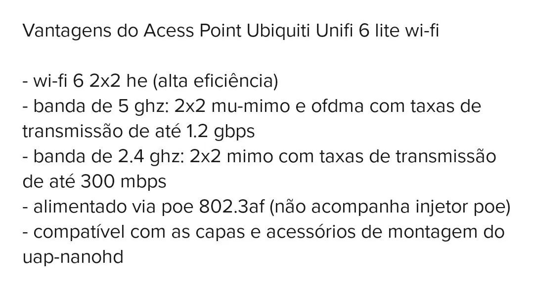 AP UNIFI U6 lite - Foto 5