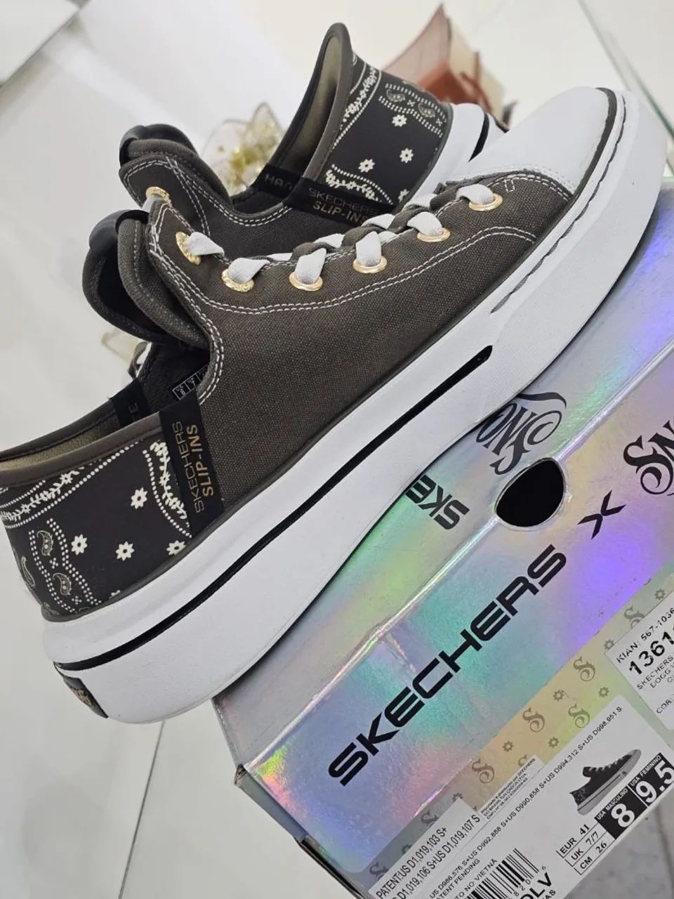 Tênis Skechers Snoop Dogg verde oliva tamanho 39 - Calçados