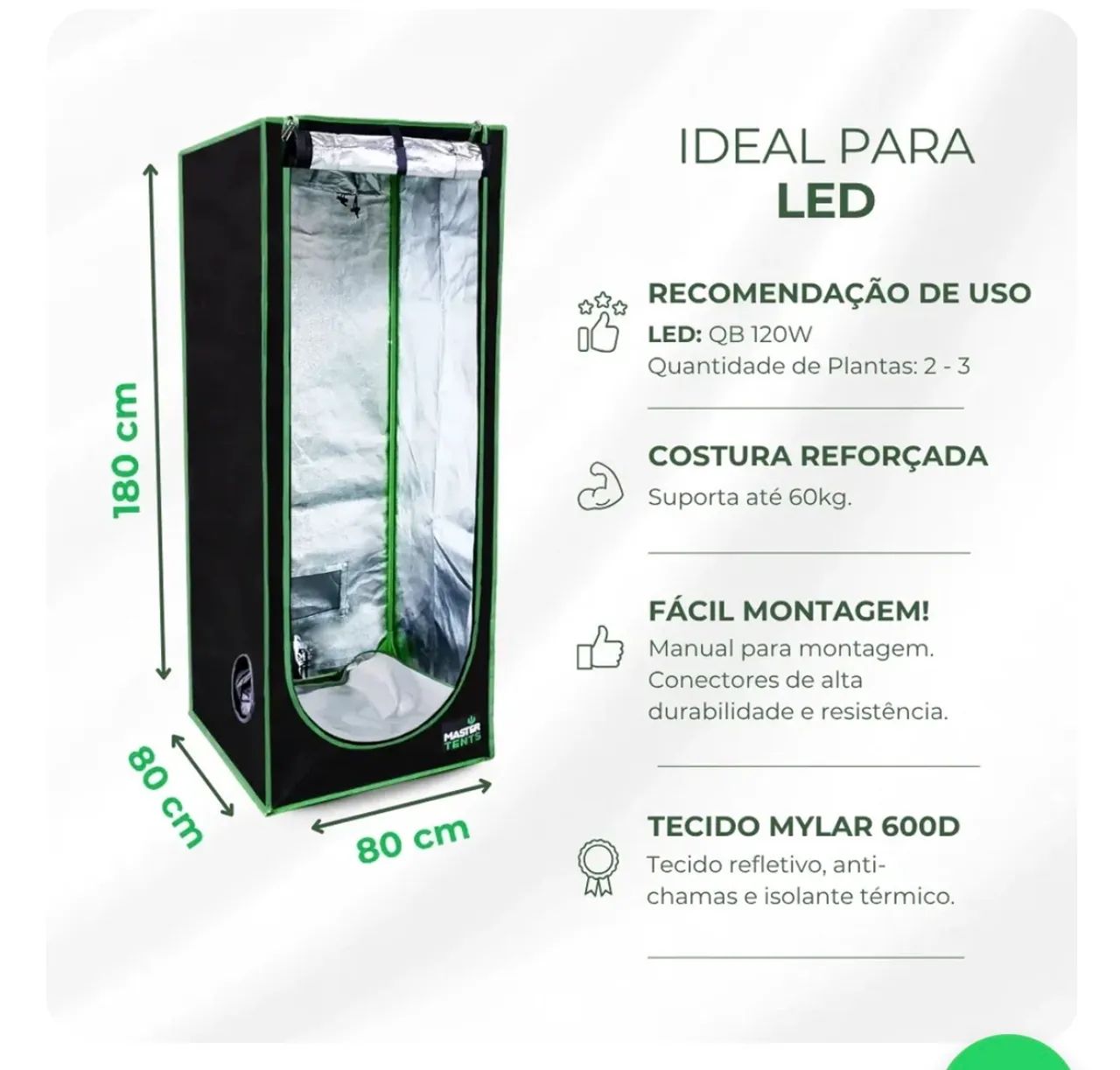 Estufa grow 80x80