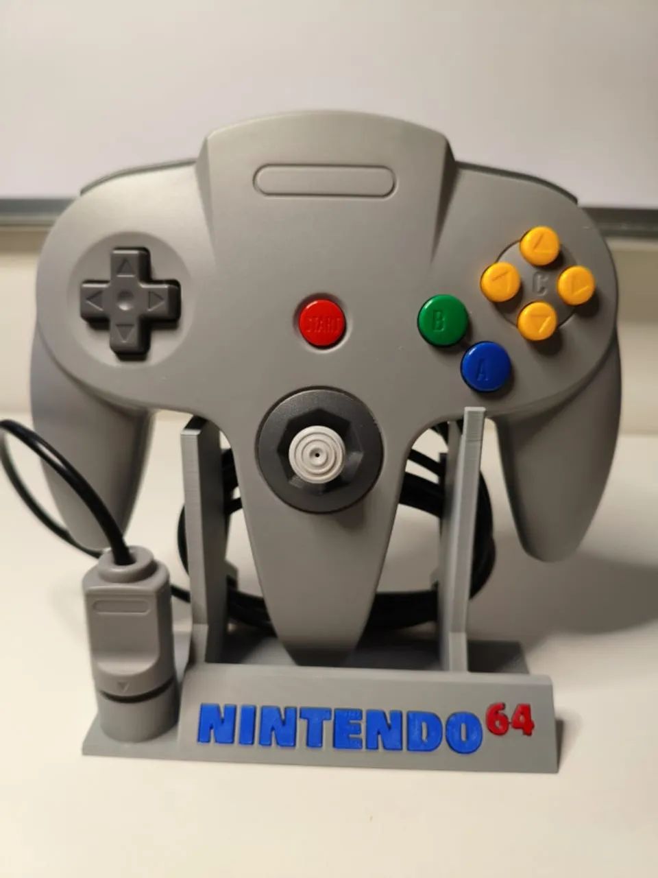 Joystick Nintendo 64 Cinza - Analógico Aprimorado - Paralelo