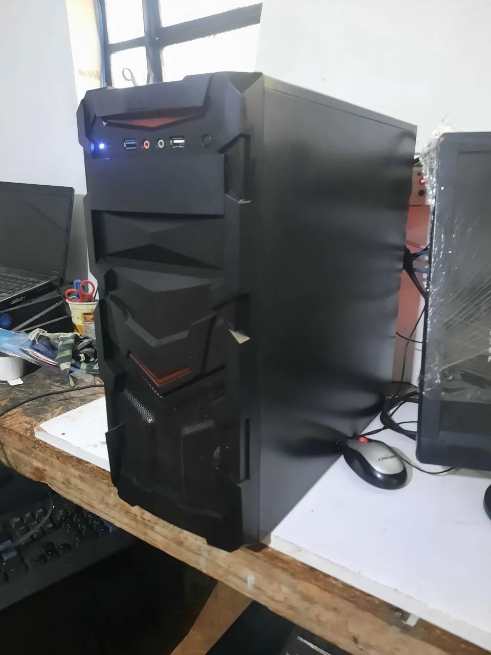 PC core i5 completo fonte real ssd 256G monitor LCD  17 polegadas  - Foto 5