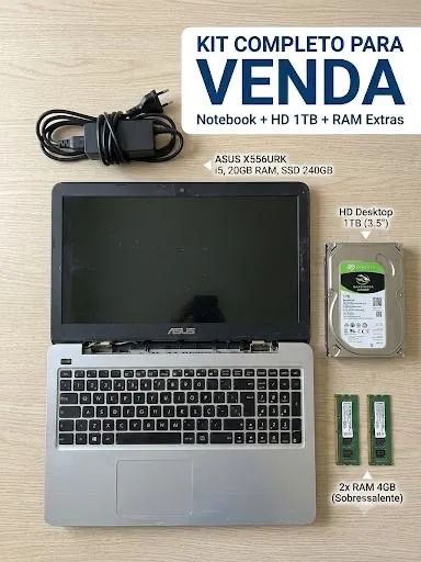 Notebook SAIR RÁPIDO - ler anúncio 