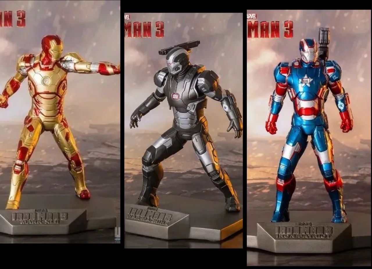 Iron Man 3 (Set completo) - Iron Studios 