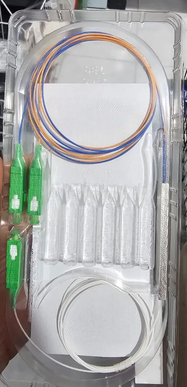 Splitter 1x2 SC APC Conectorizado internet 