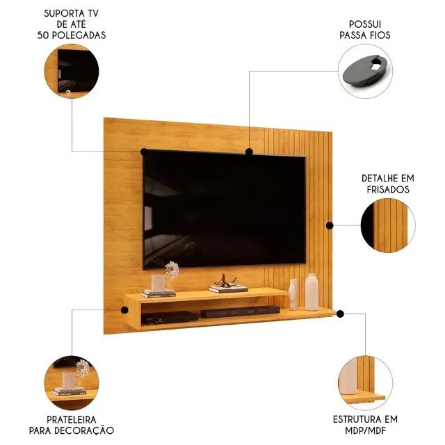 Vendo painel TV até 50 polegadas 107x163 novo na caixa - Foto 2