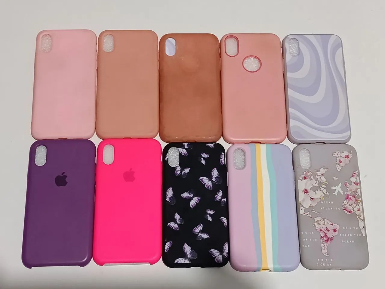 Capinhas Case Protetora Para iPhone X Normal Silicone  - Foto 2