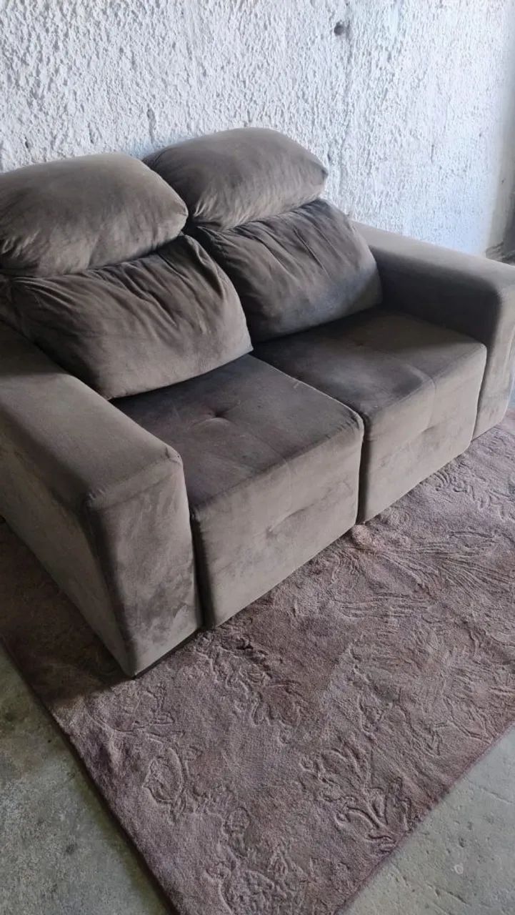 Sofá retrátil 2 lugares
