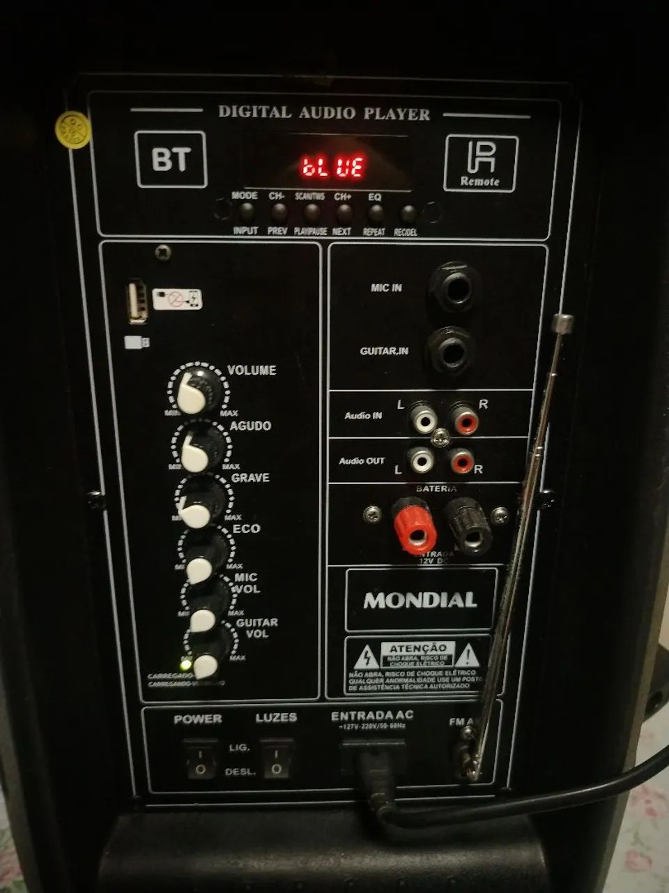 Caixa de Som Amplificada Mondial CM-550 - Foto 4