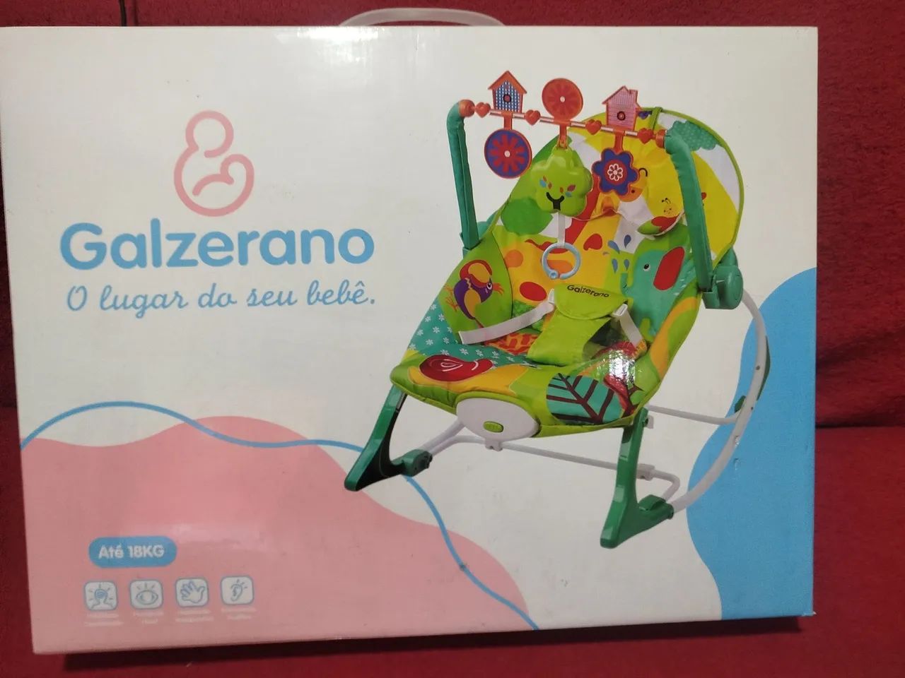 NOVA na caixa Cadeira de descanso vibra e toca da marca Galzerano. - Foto 2