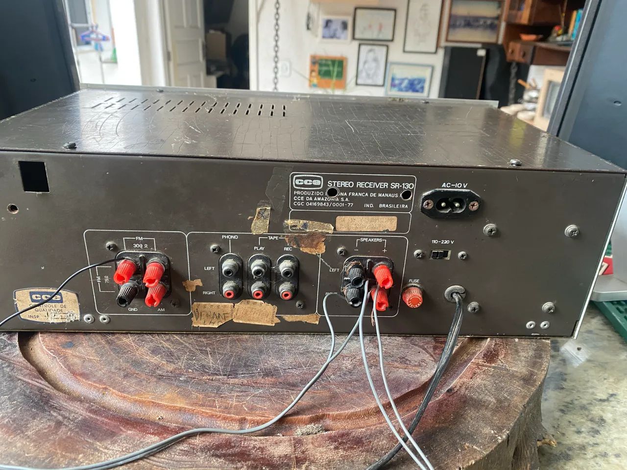 Receiver CCE SR 130  caixas Phillips  - Foto 2