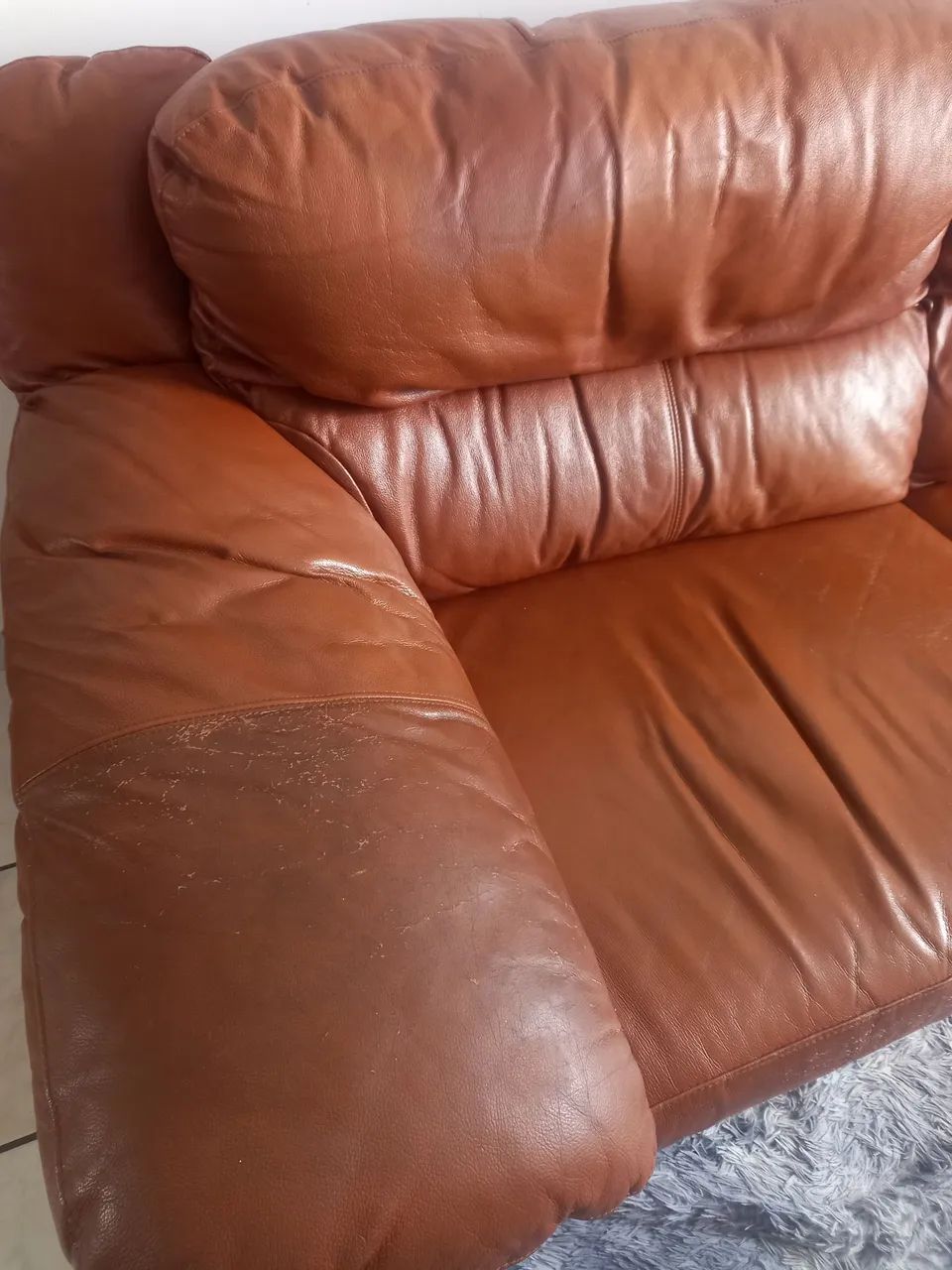 Sofa couro   Comprimento 2.10 - Foto 3