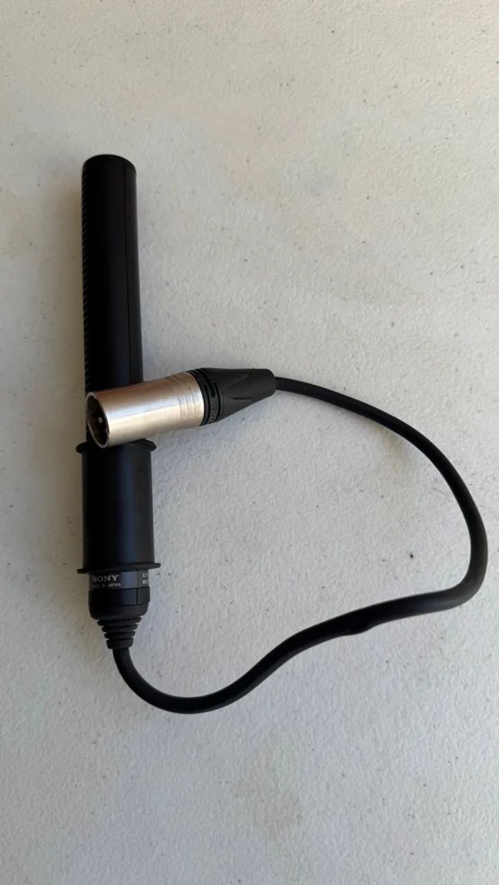Microfone Sony shotgun