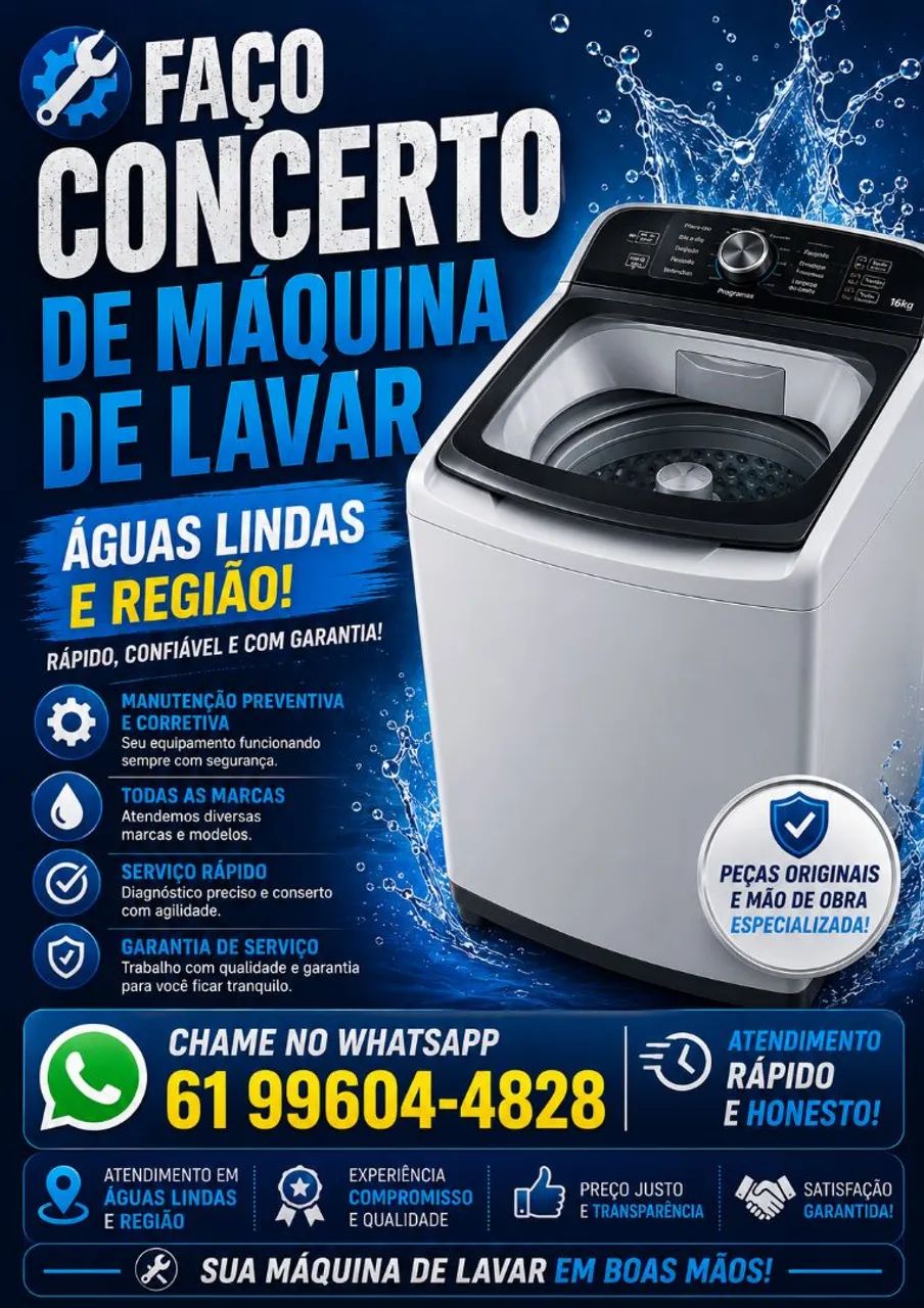 Concerto de máquina de lavar .