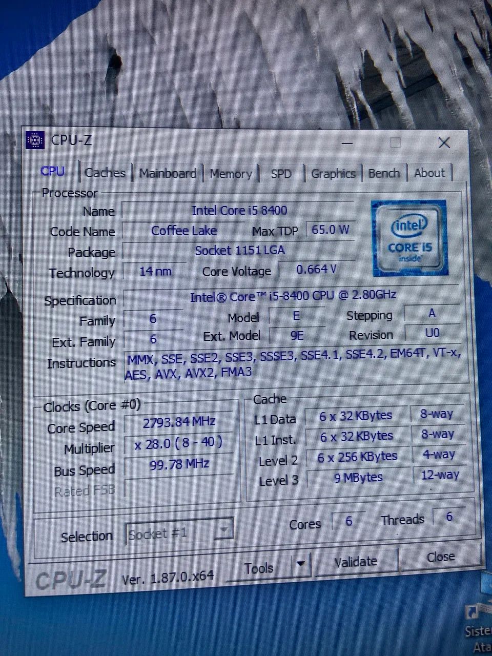 Processador core i5 8400 8a geração novinho - Foto 2