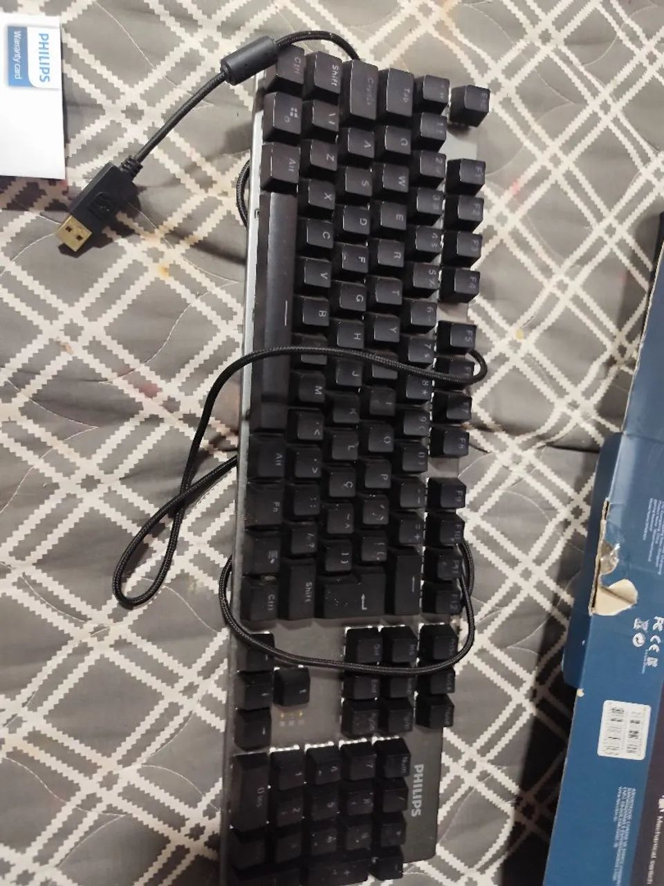 teclado mecânico philips spk8404.