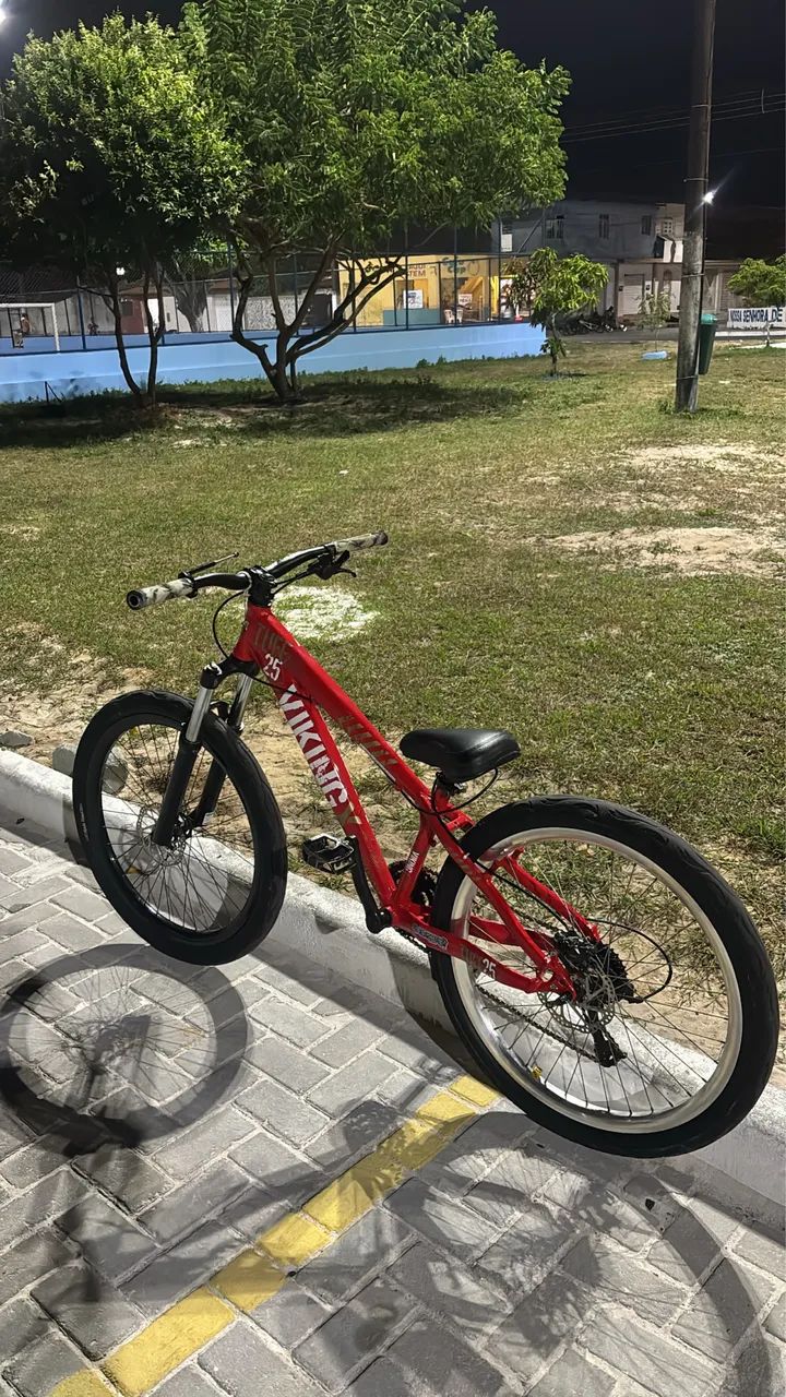 Bicicleta Vikingx Vermelha - Foto 3