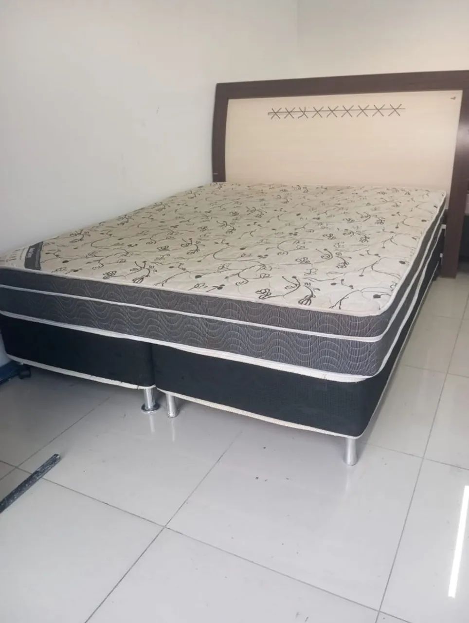 Linda cana box  e colchao queem size dd casal ( $$ 800 ) * - Foto 2