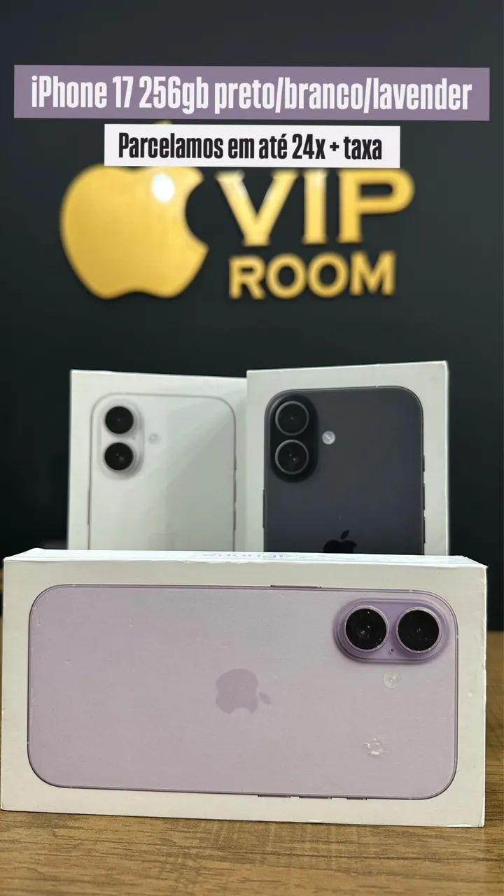 iPhone 17 256gb preto/branco/lavender novos  - Foto 3
