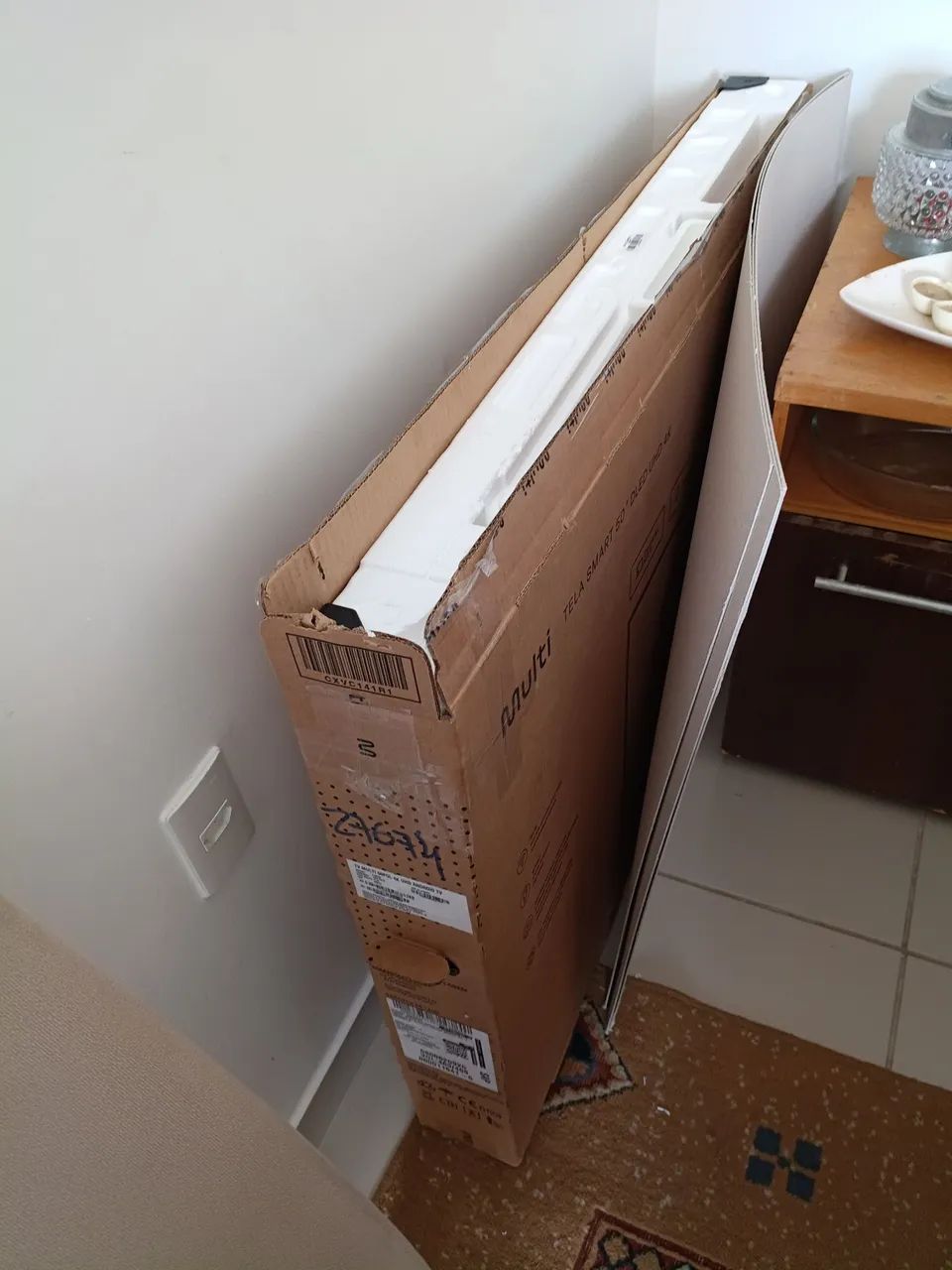 Tv Multilaser 50 polegadas 4k com tela quebrada!! - Foto 2