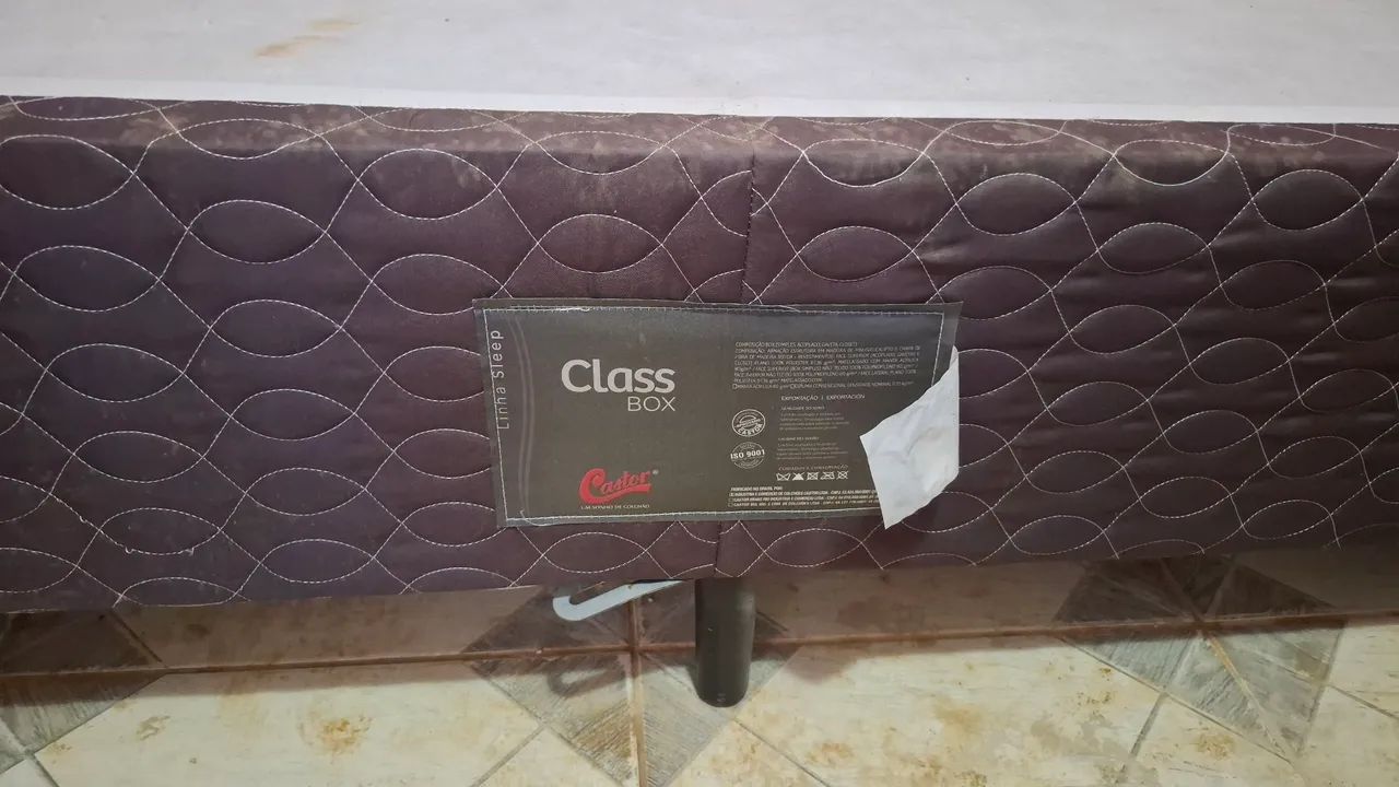 Base para Colchão Castor class box casal 2 partes - Foto 3