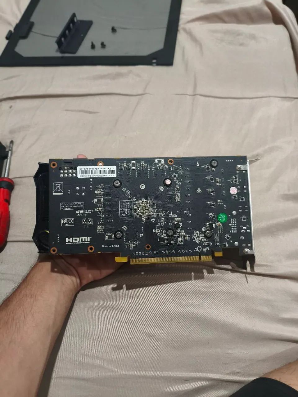 Placa de vídeo RX 580 8gb (Com defeito / Para concerto ou peças ) - Foto 3