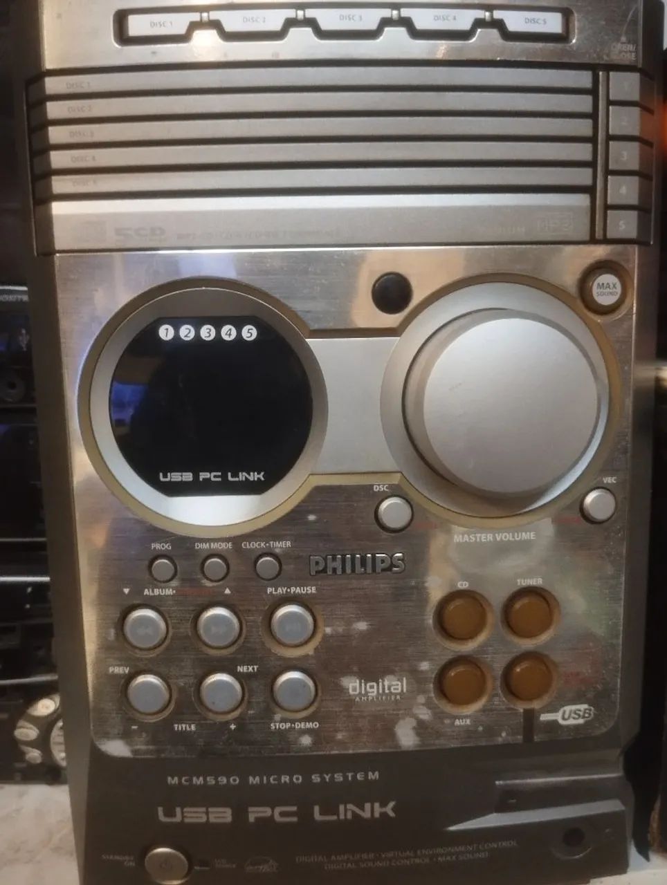 Som Philips com Bluetooth e 2 caixas R$350,00 - Foto 3