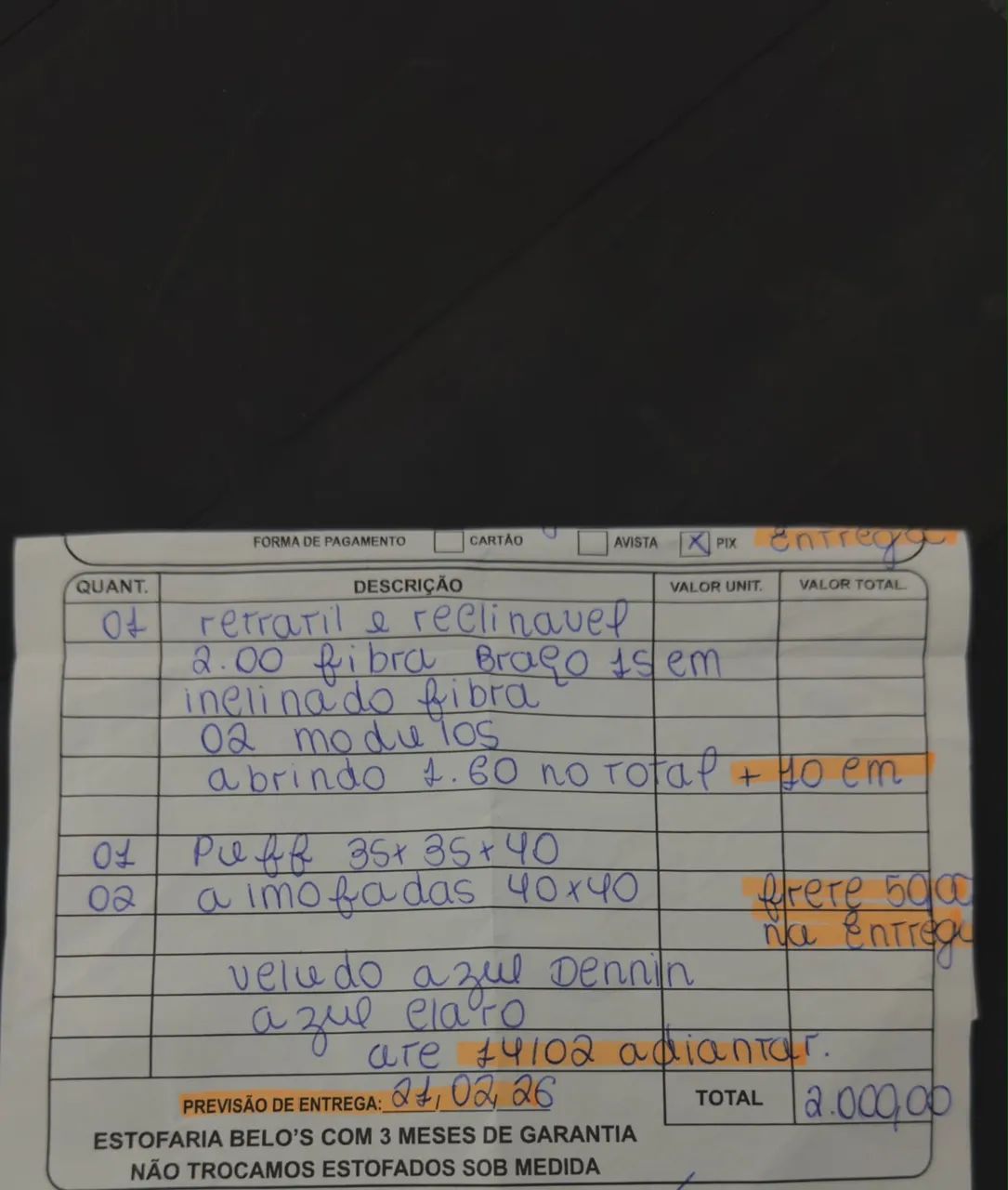 Sofá retrátil E reclinável sob medida , 2,10 por 1,6 - Foto 3