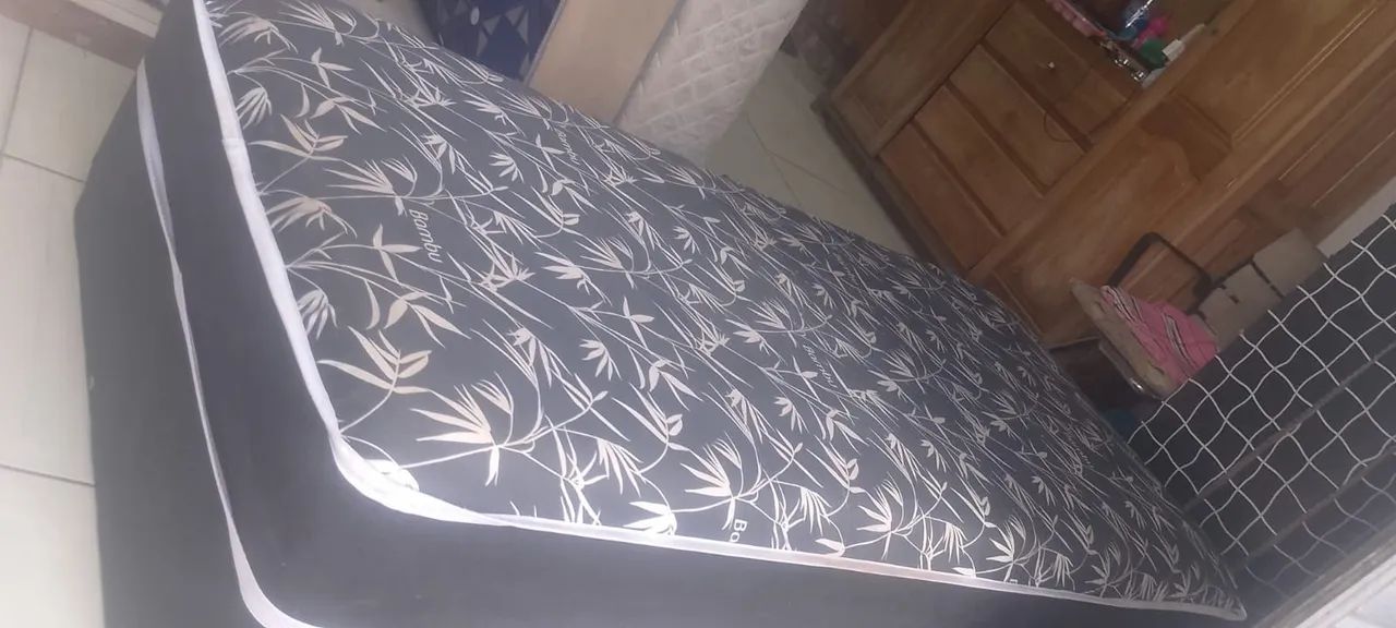 Cama Box Solteiro Mola com Espuma - Com Pés (ENTREGA GRÁTIS) - Foto 2