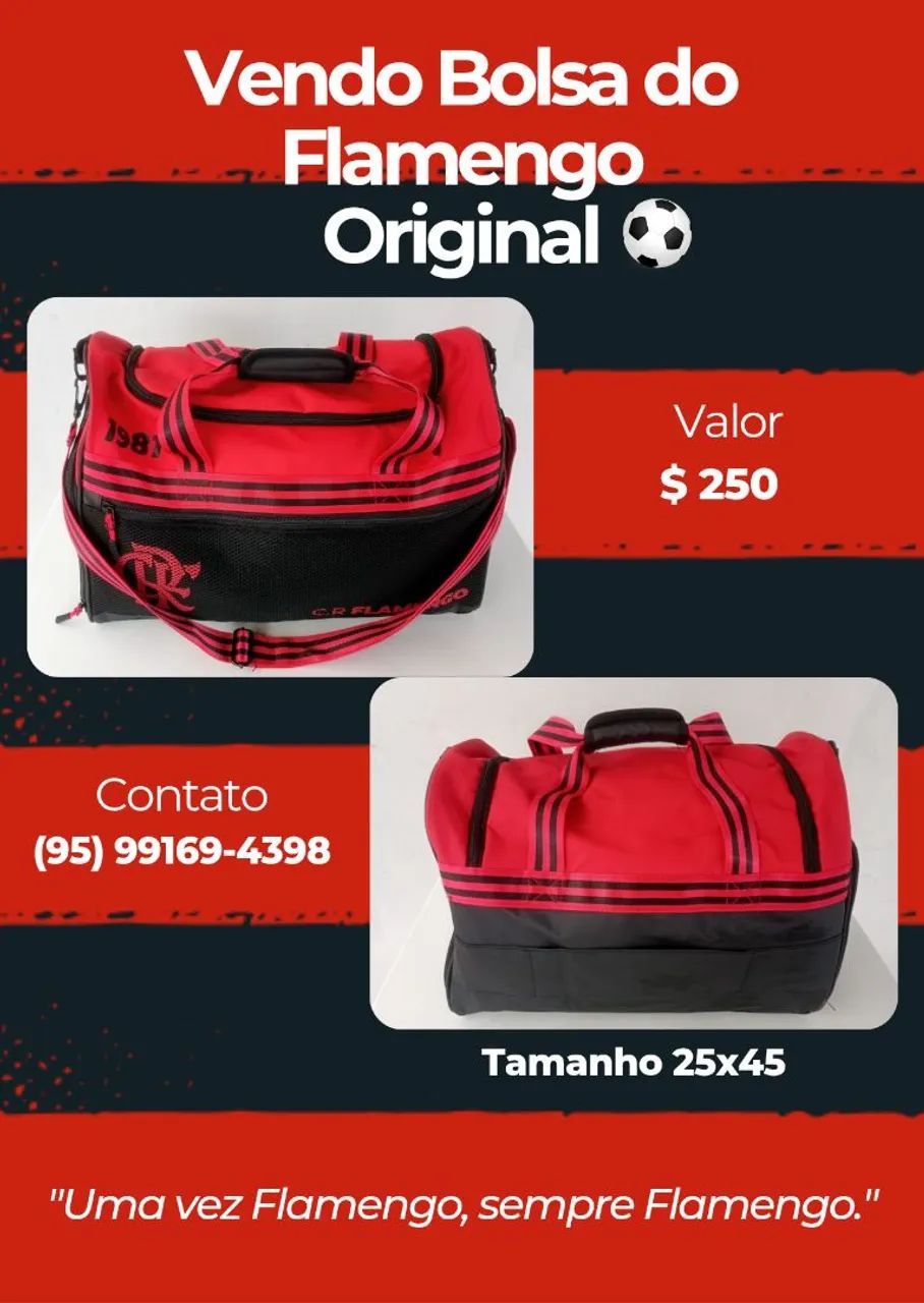 Bolsa Original do Flamengo 