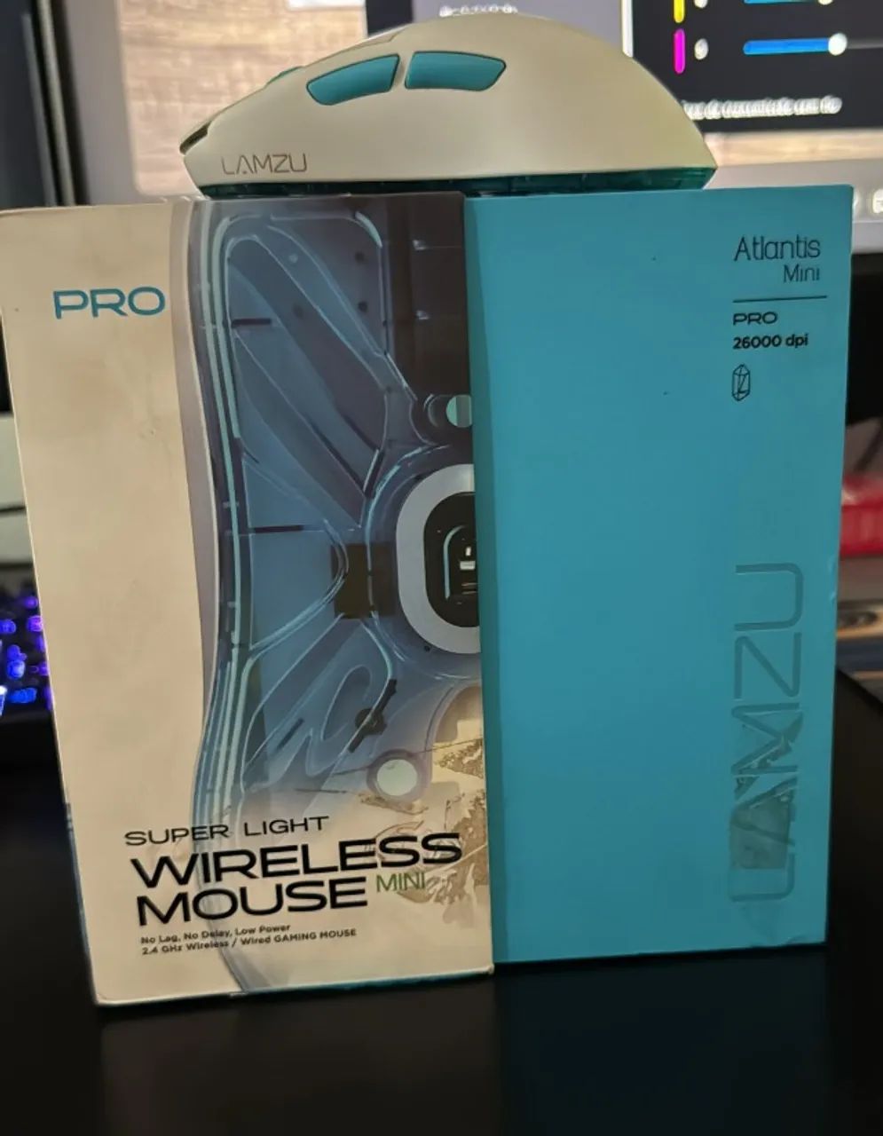 Mouse Gamer Lamzu Atlantis Mini Pro + Com Dongle 4k - Foto 4
