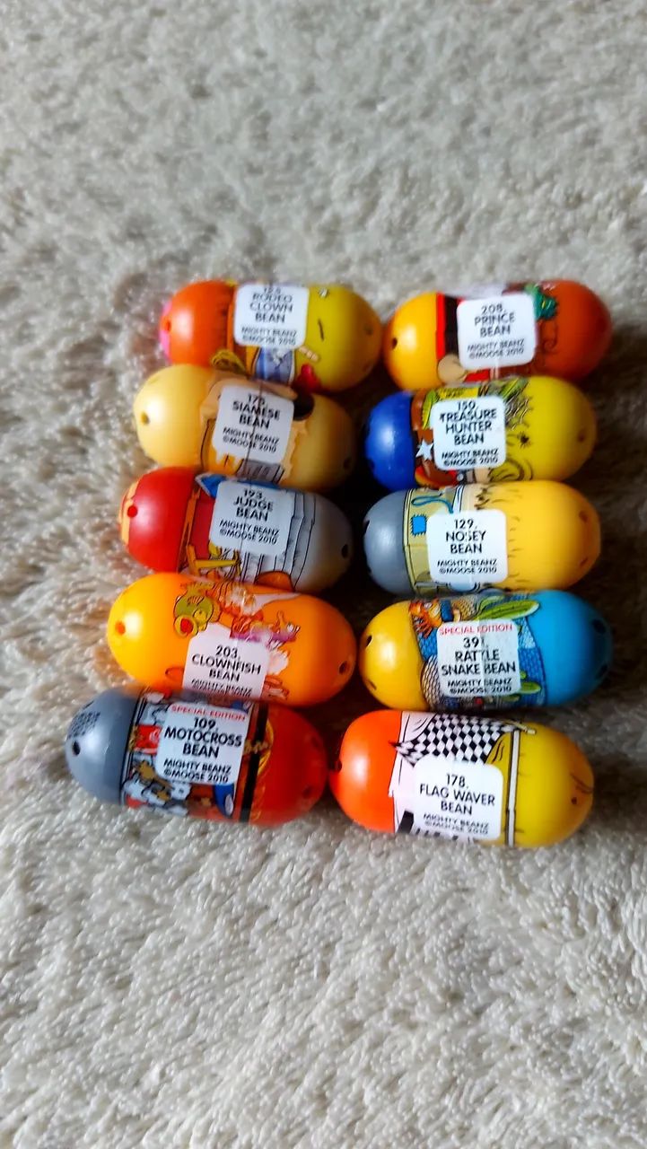 Mighty beanz 2010( 10 unidades)