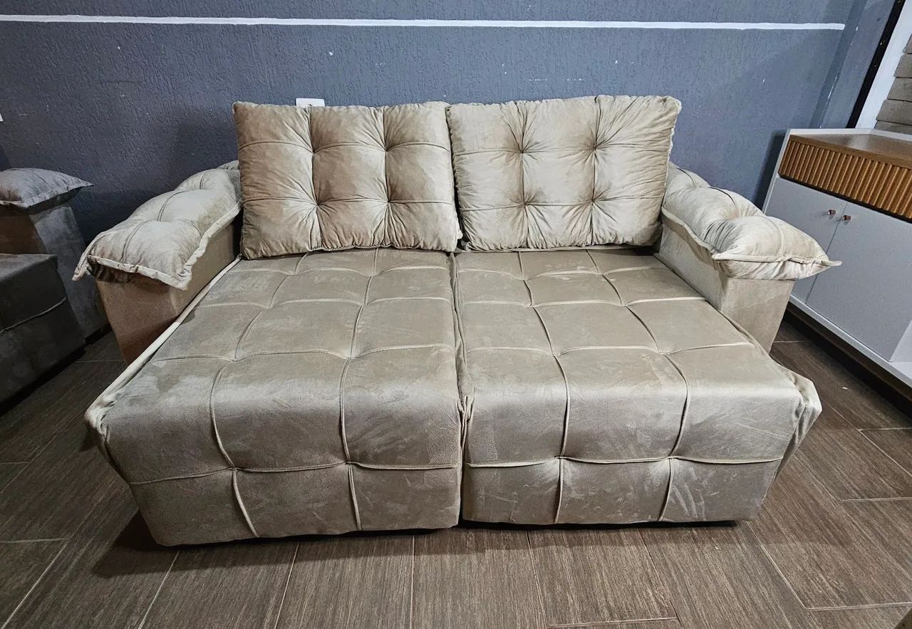 PROMOÇÃO SOFA RETRATIL NOVO - ENTREGAMOS - Foto 3