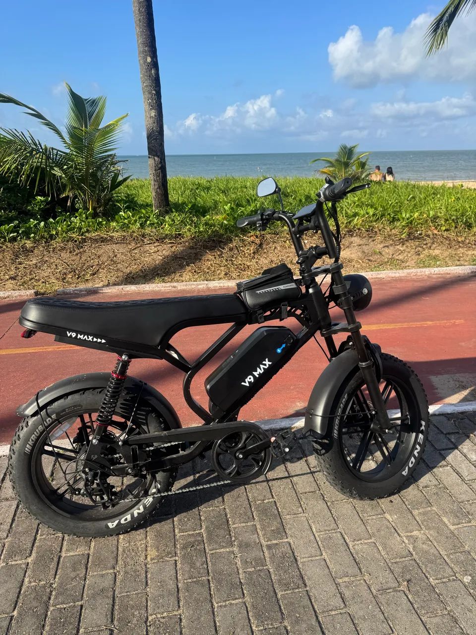 Bicicleta elétrica v9 max NOVA - Foto 3