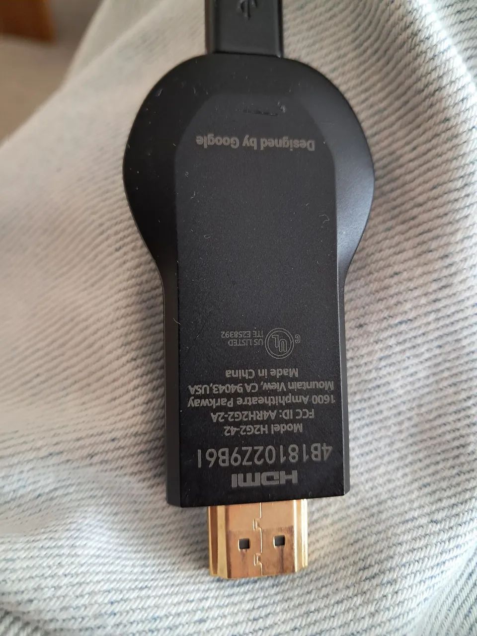 Google Chromecast MOD: H2G2-42 primeira  geração  - Foto 2