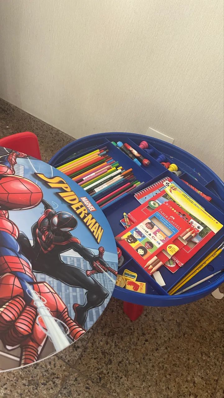 Mesa de atividades Spiderman - Foto 5
