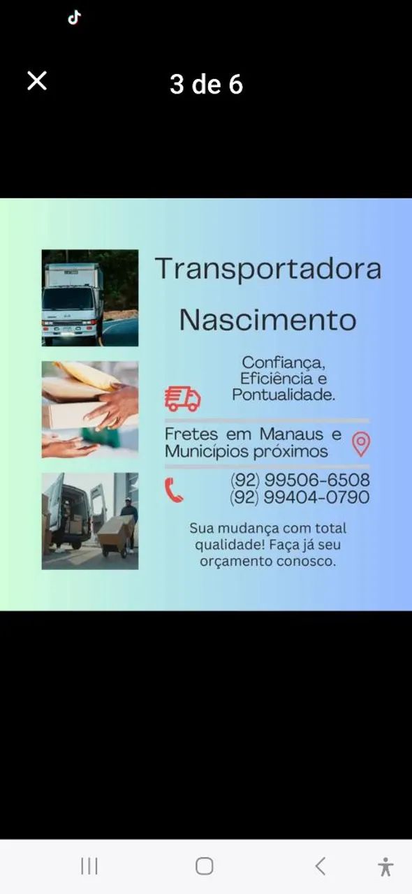 Frete e Pequenas Mudancas em Manaus e Interior - Foto 2