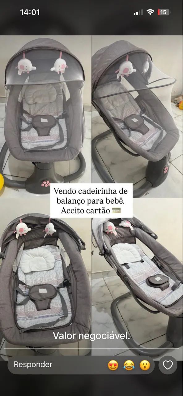 VENDO CADEIRINHA PARA BEBÊ