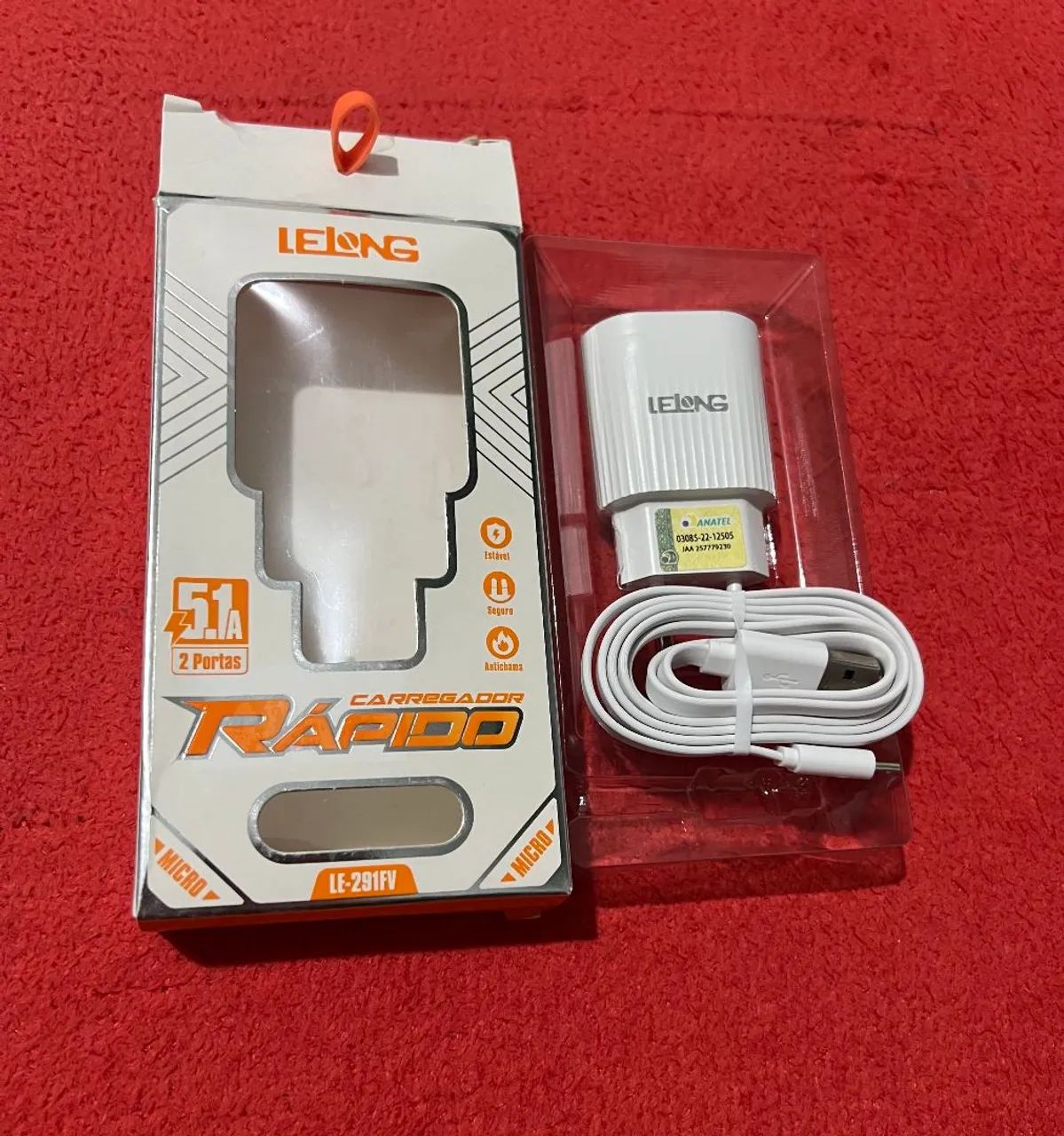 Carregador Lelong Micro USB 5.1A - Foto 3
