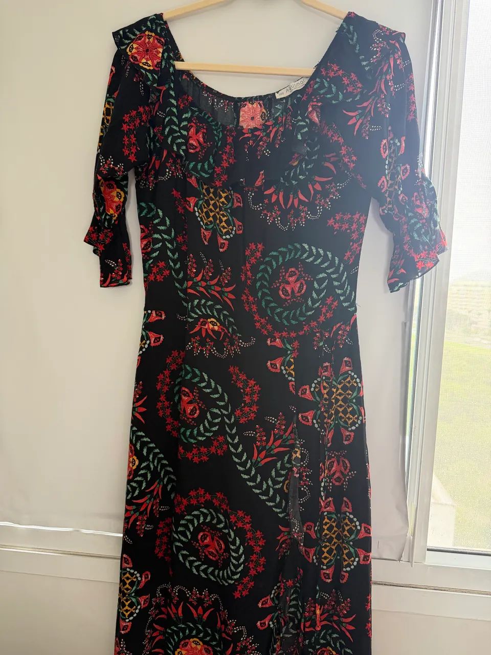 Vestido Aquamar estampado Tam 42 - Foto 3