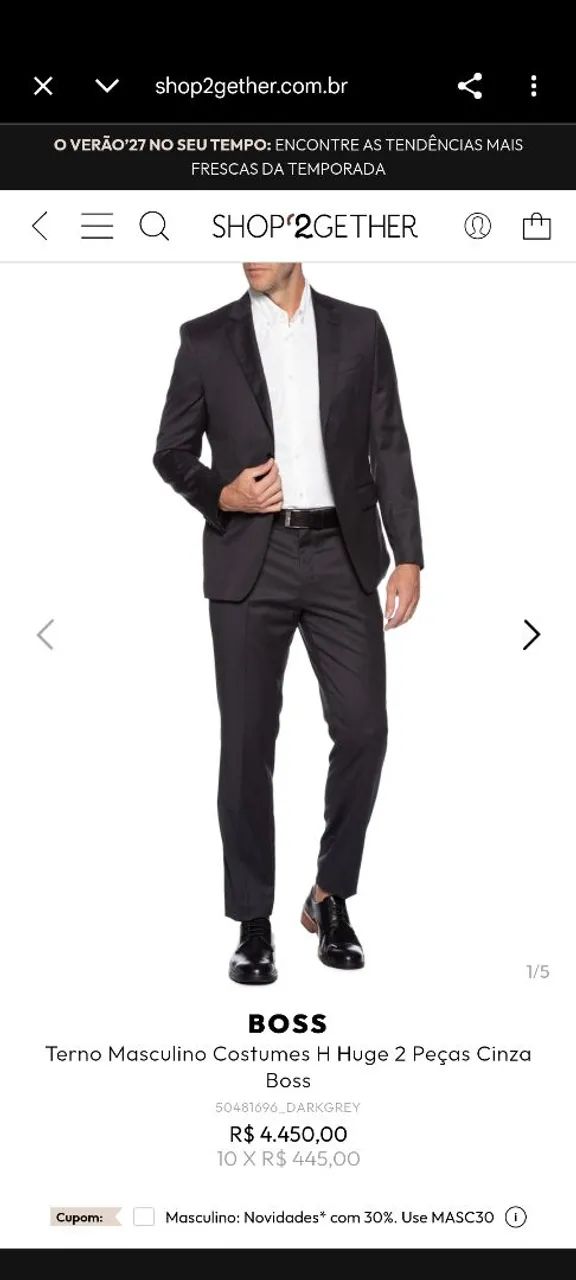 Costume Hugo Boss (calça e blazer)
