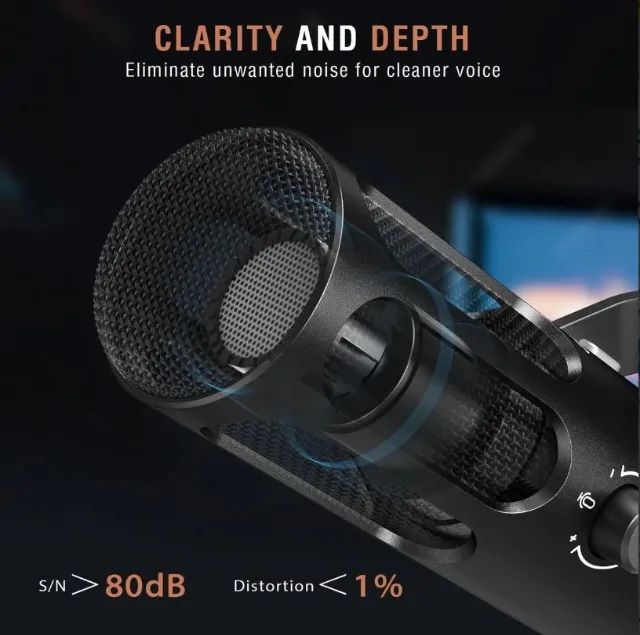 Microfone gamer da marca Fifine, modelo Tank 3 - NOVO. - Foto 2