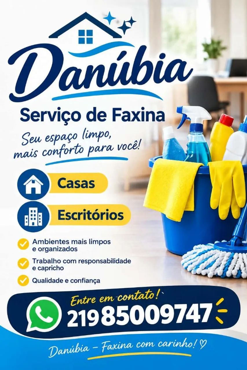 Limpeza e organização para seu lar