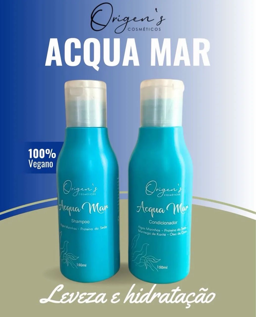 Shampoo e Condicionador Origen's Acqua Mar