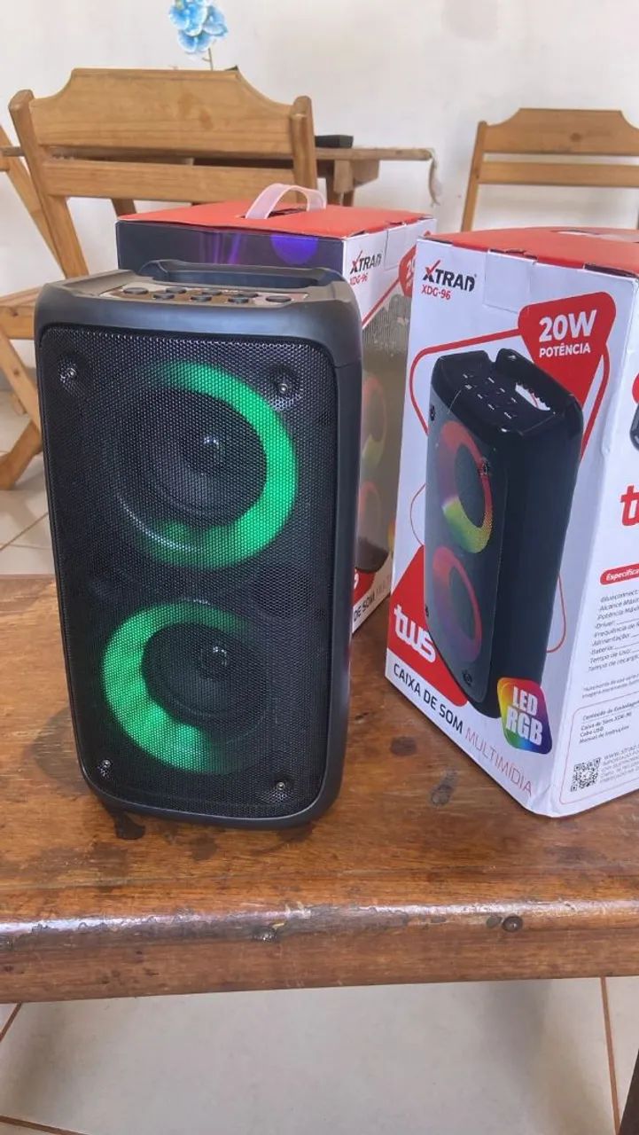 Caixa de som Bluetooth 20w ( entrega grátis em toda Maceió) - Foto 4