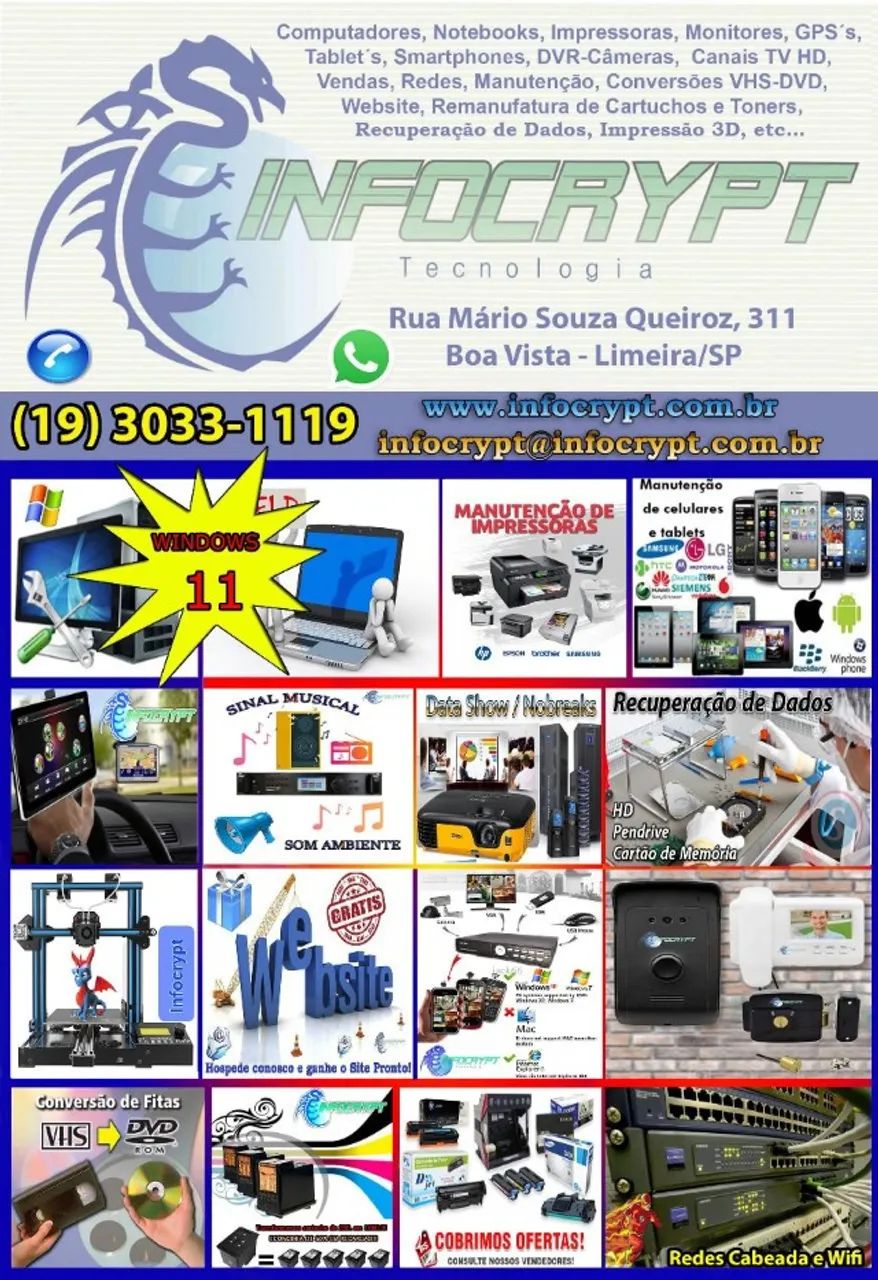 INFOCRYPT - Soluções em Tecnologia - Limeira/SP