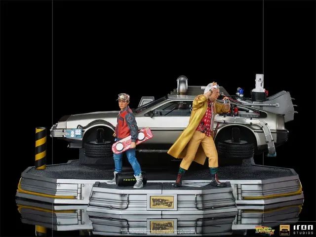 Iron Studios 1/10 Delorean 2 Full Set
