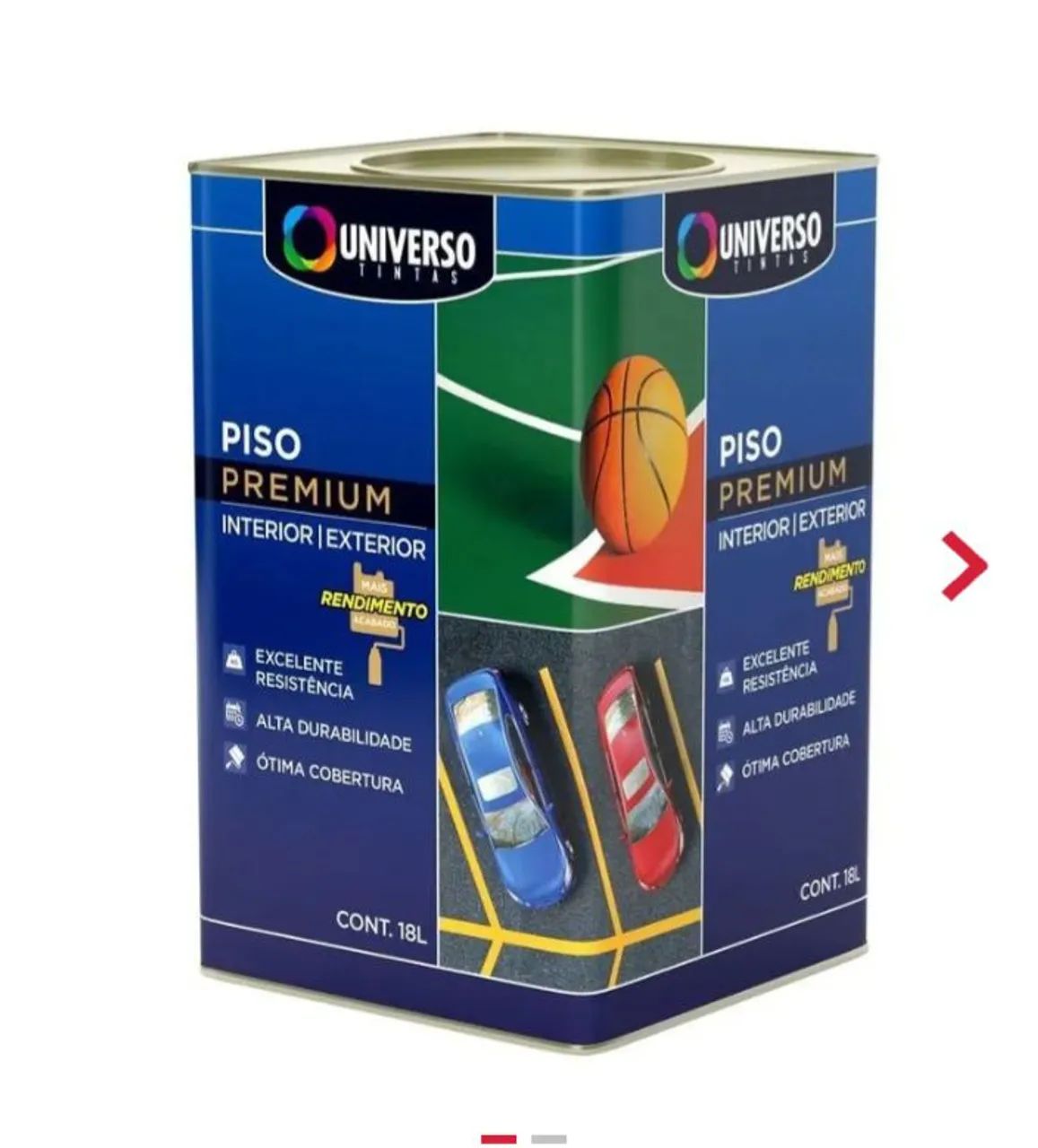 18L Black Floor Paint Can – Premium First-Line Product
