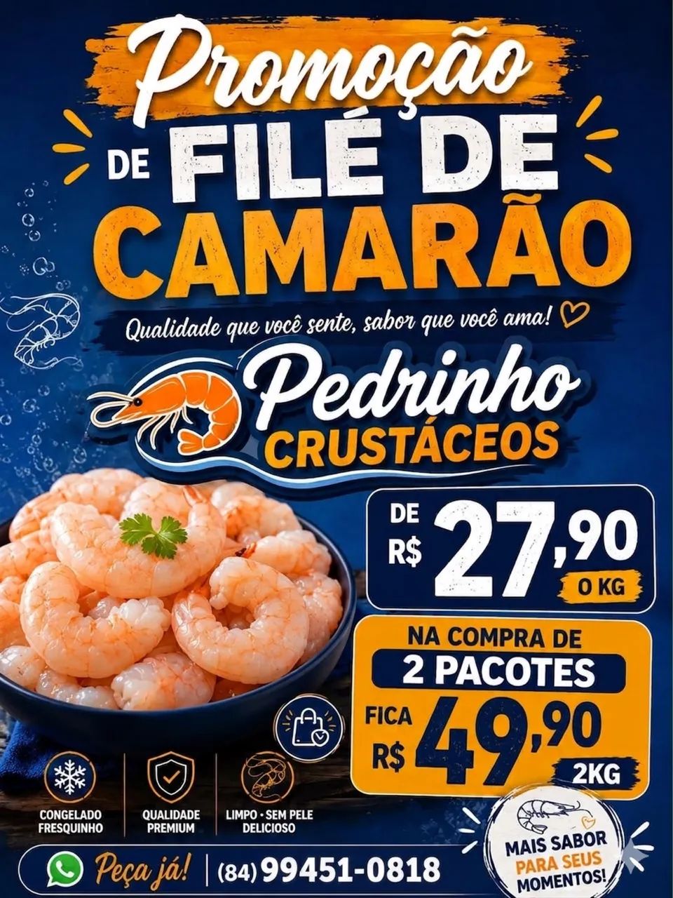 PEDRO CRUSTÁCEOS - MELHOR CAMARÃO DE MOSSORÓ, NATAL E REGIÃO 