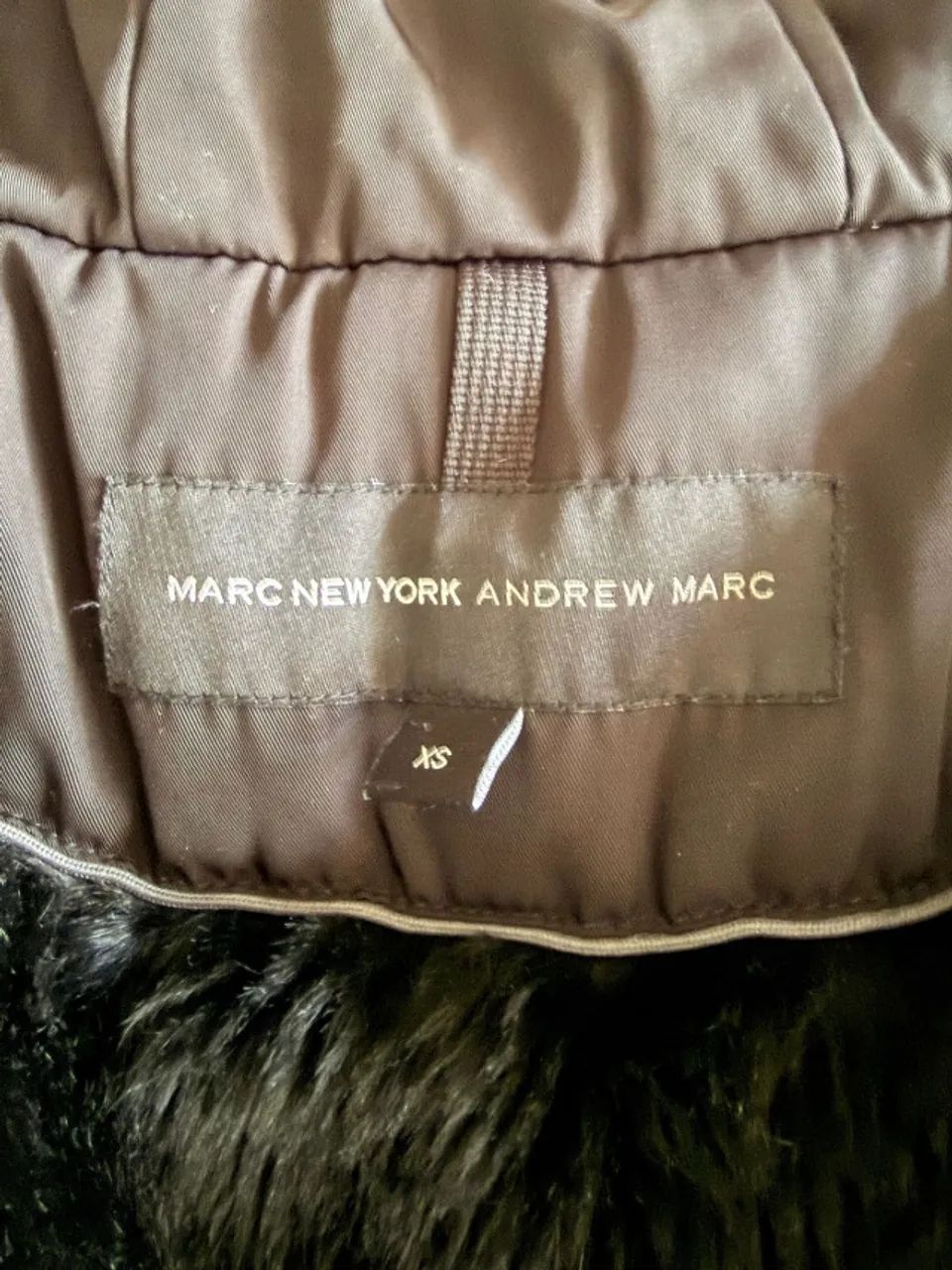 casaco de frio, Marc New York , com capuz e pelo - Foto 3