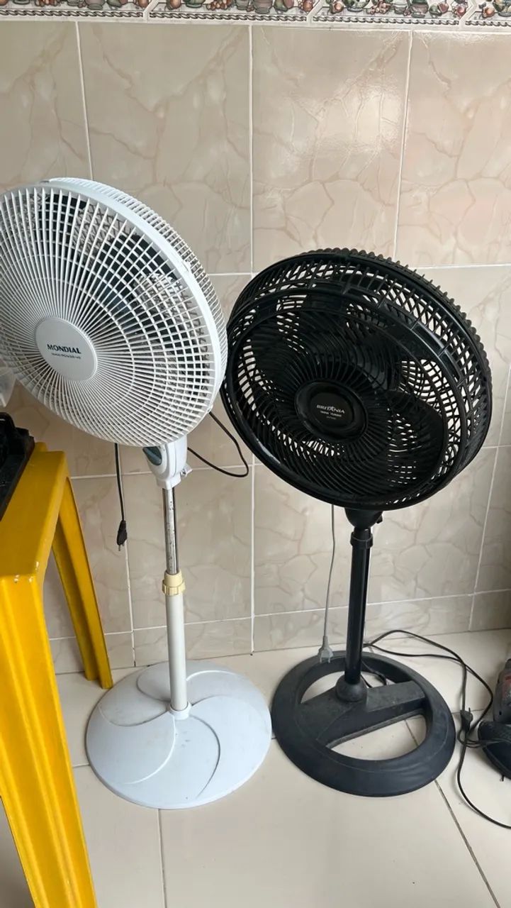 Ventiladores com defeitos